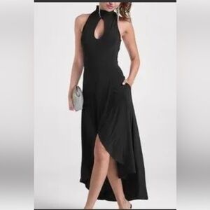 VENUS Black High Low Dress